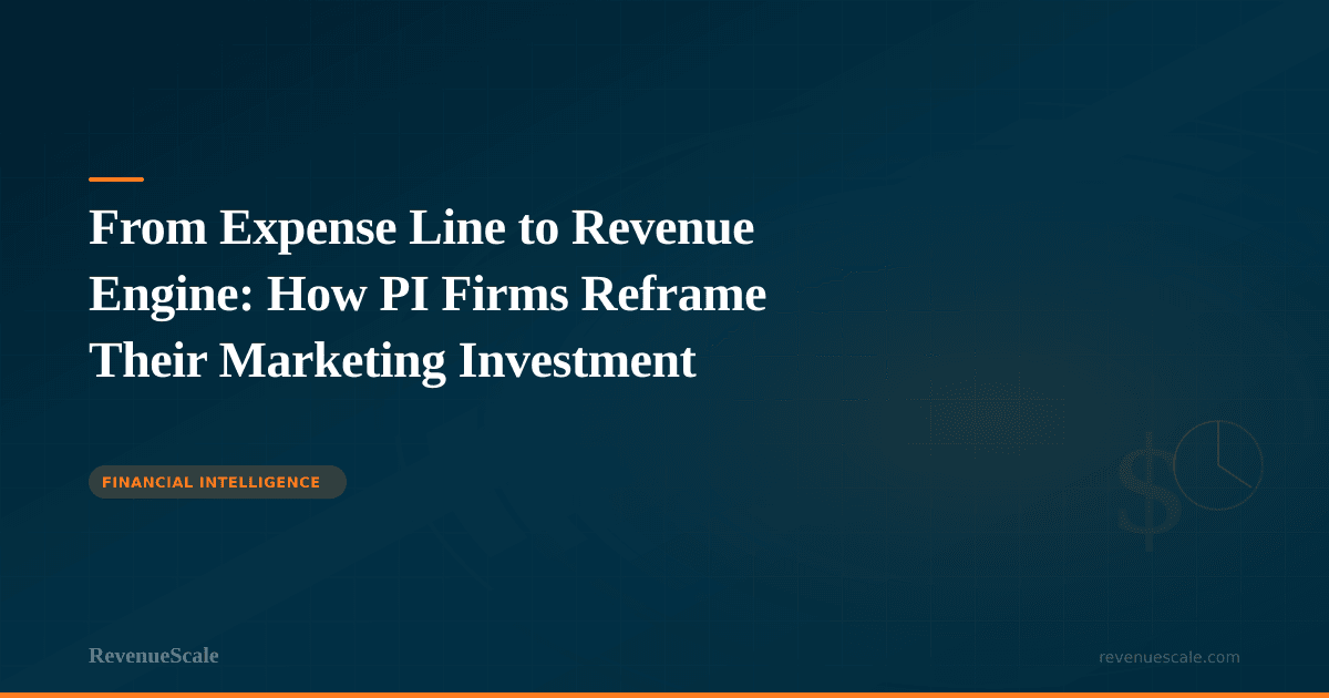 From Expense Line to Revenue Engine: How PI Firms Reframe Their Marketing Investment