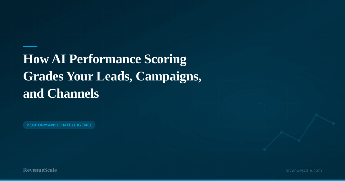 How AI Performance Scoring Grades Your Leads, Campaigns, and Channels