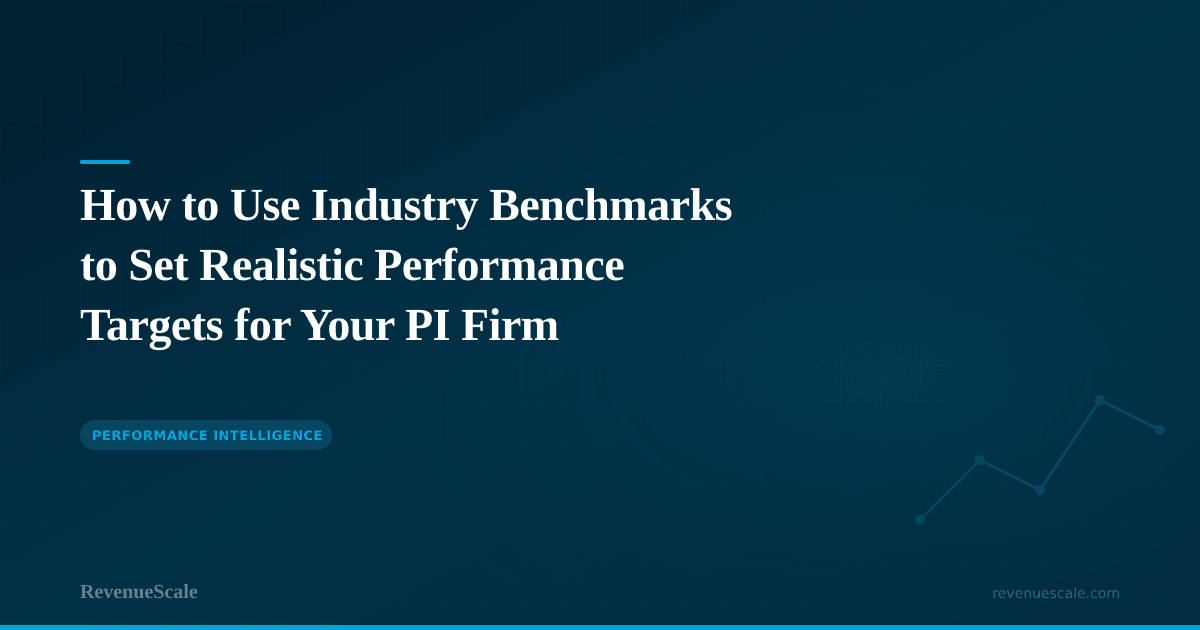How to Use Industry Benchmarks to Set Realistic Performance Targets for Your PI Firm
